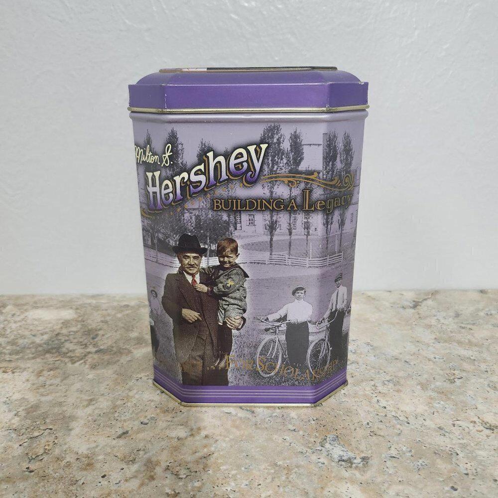 3/$25 Hershey’s Building a Legacy Tin Canister Series #3 - Vintage Collectible